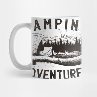 Camping Adverture - Nature Hiking Design Mug